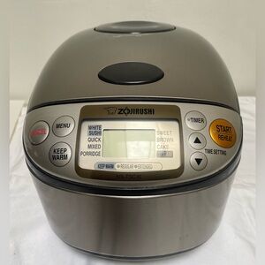 Zojirushi NS-TSC10 5-1/2-Cup (Uncooked) Micom Rice Cooker and Warmer, 1.0-Liter